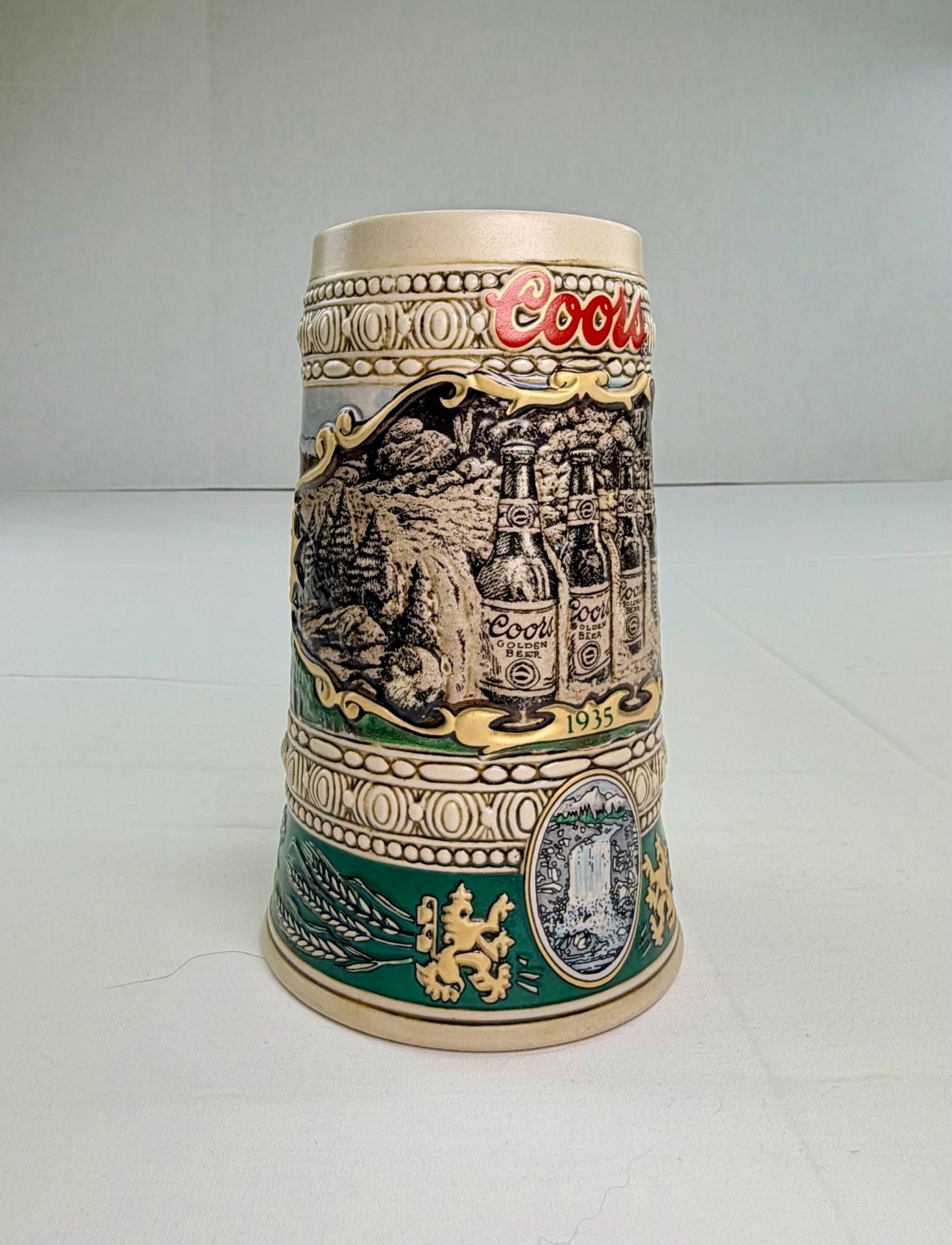 Coors 1935 Print Advertisement 1990 Edition Beer Stein Mug 7