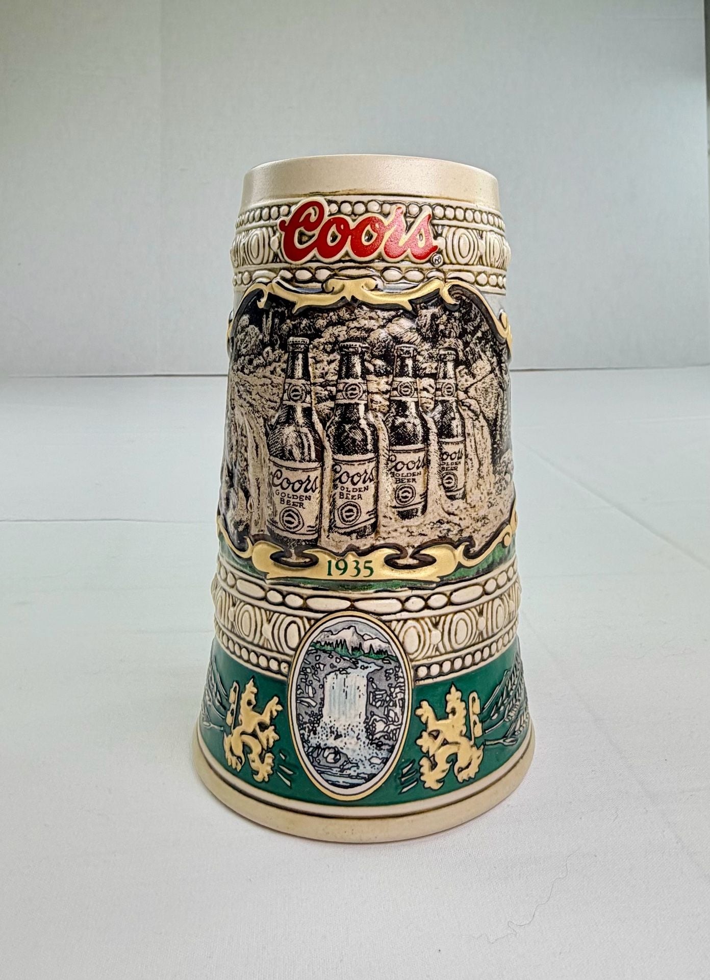 Coors 1935 Print Advertisement 1990 Edition Beer Stein Mug 10