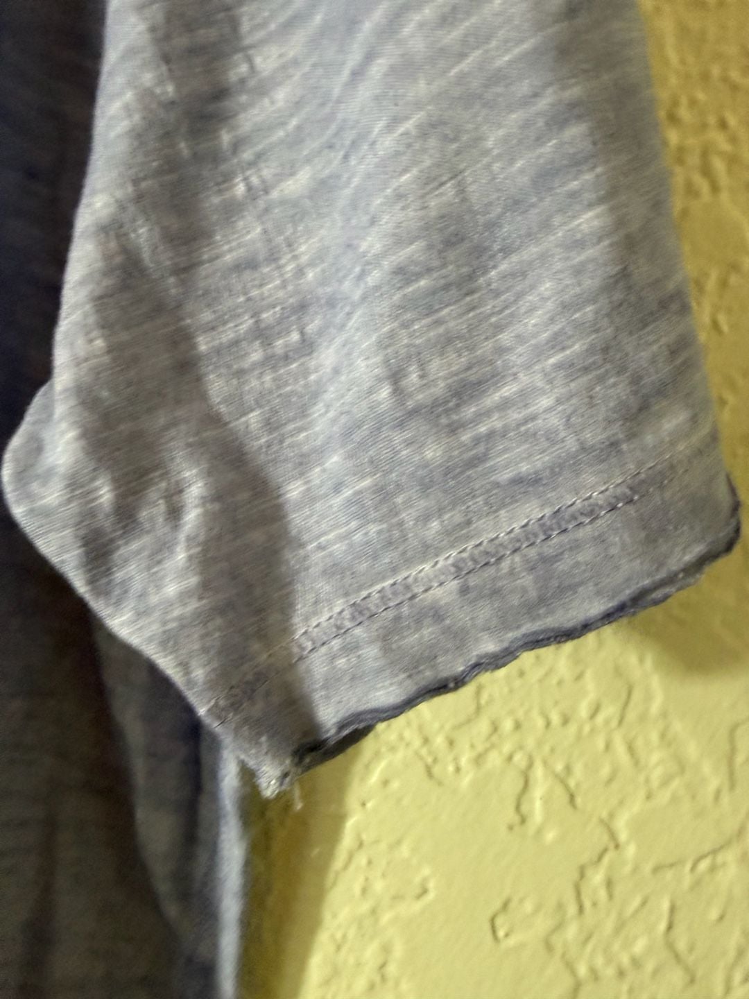 BKE V-Neck T-Shirt Size XL Blue Hash Knit Short Sleeve 5