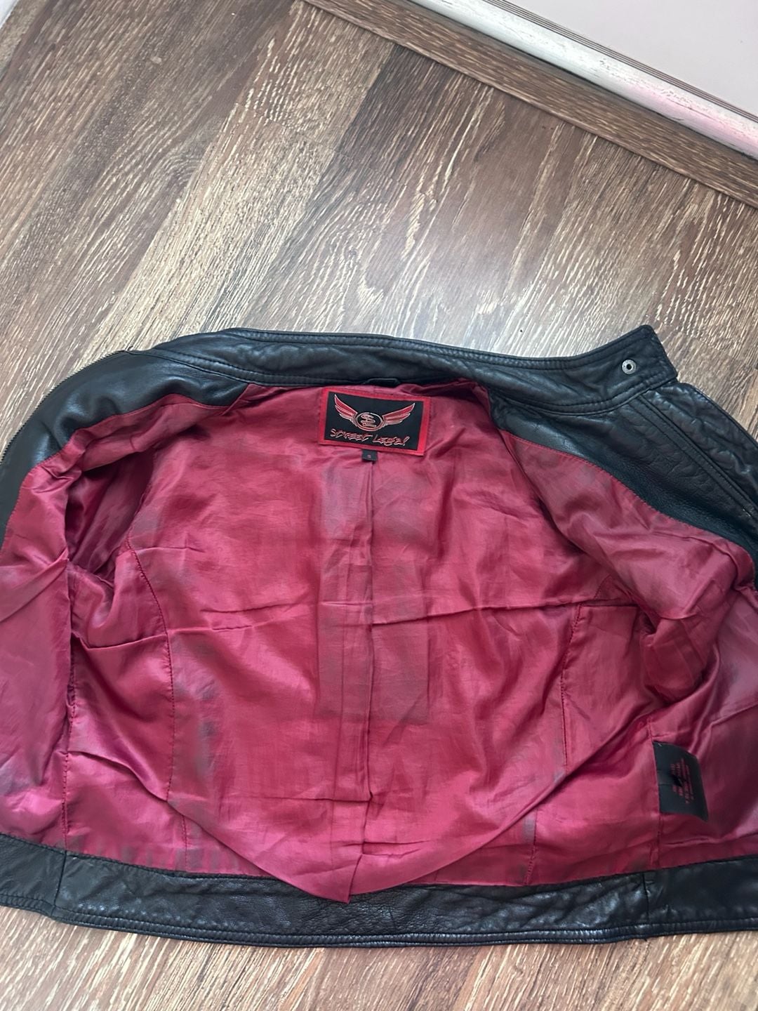 Street Legal Black Leather Motorcycle Jacket 6