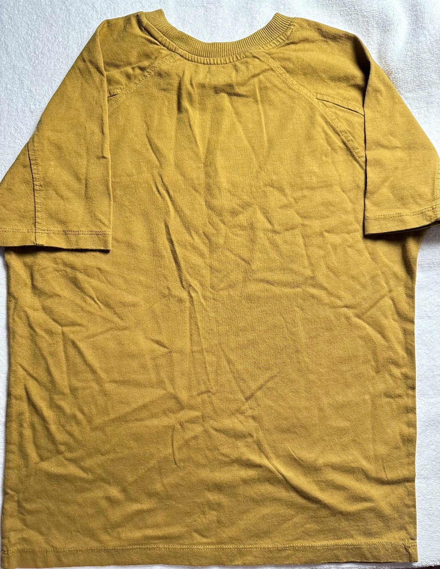 Art Class Boys Short Sleeve T-Shirt Size M (8) Green Mustard 4