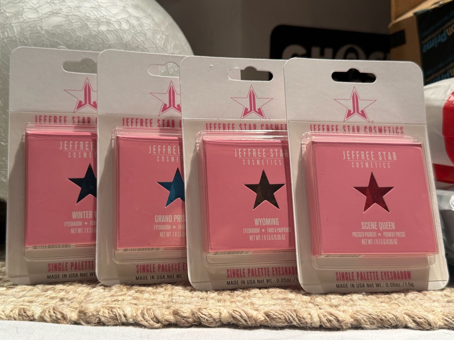 Jeffree Star Cosmetics Single Palette Eyeshadow -- Set of 4 1