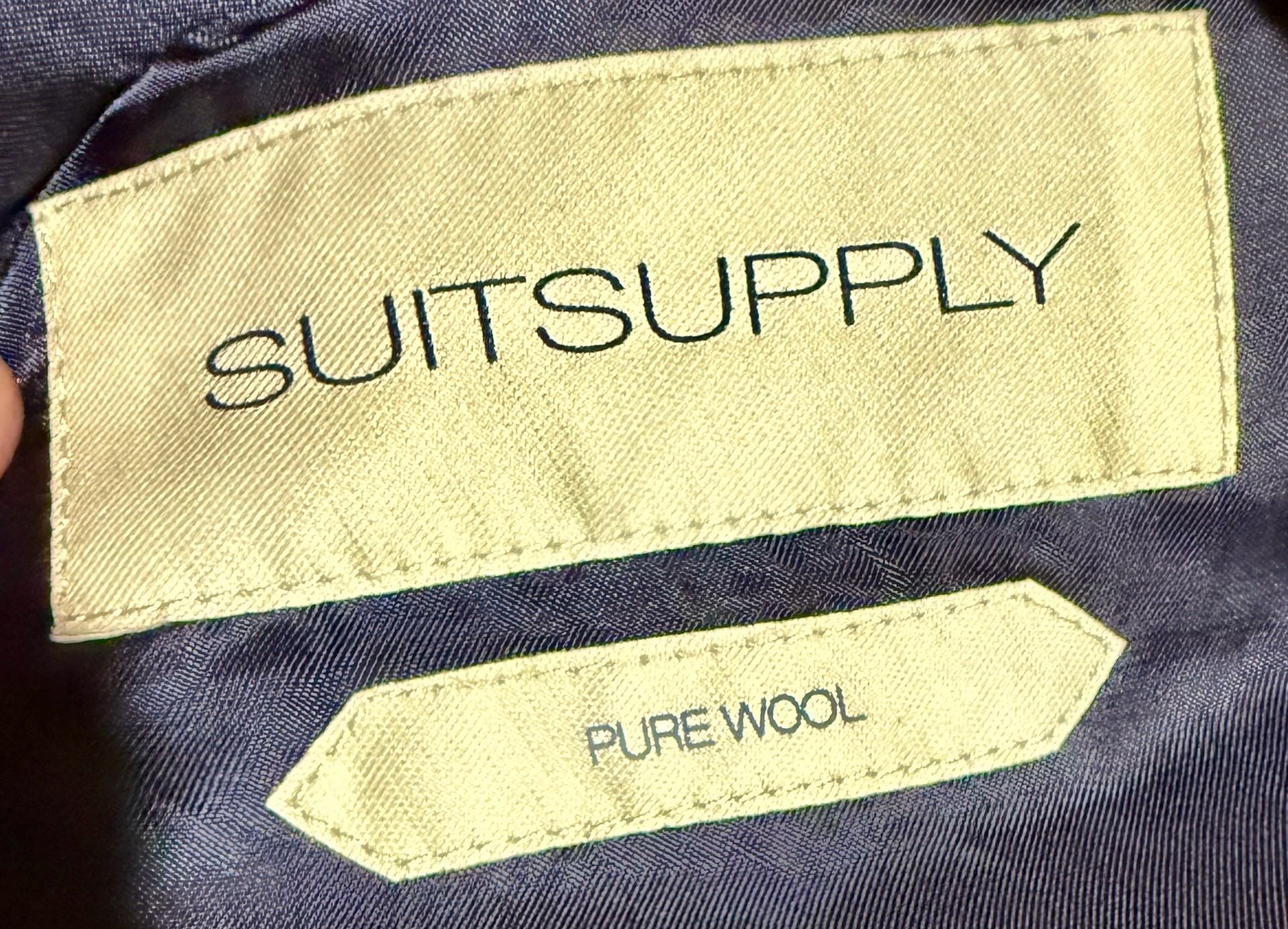 Suitsupply Bergamo Dark Gray 100% Wool Overcoat with Removable Down Liner US 36 12
