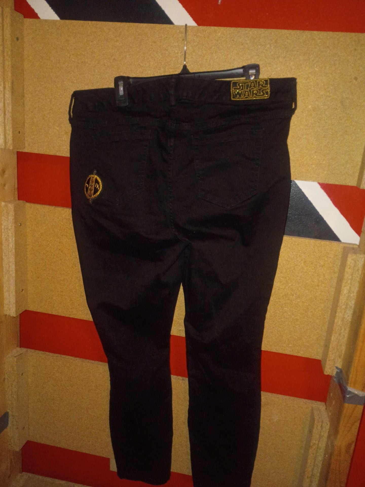 Her Universe Star Wars Patch Skinny Jeans Size 18R Black 2