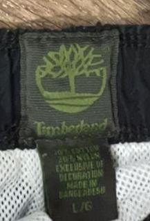 Timberland Cargo Shorts Size L Black Hiking Utility 4