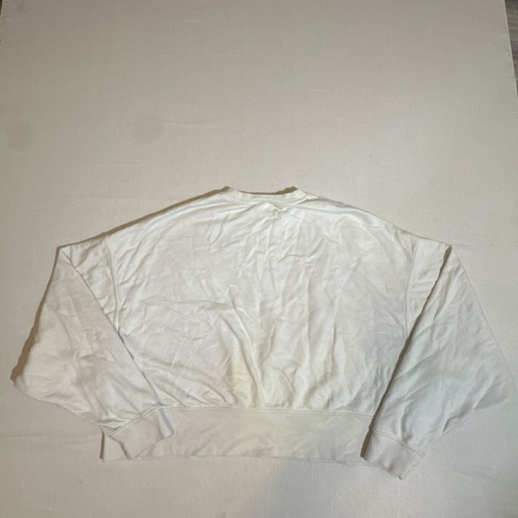 Nike Center Swoosh Cream Cropped Sweatshirt Size XS Women’s 3