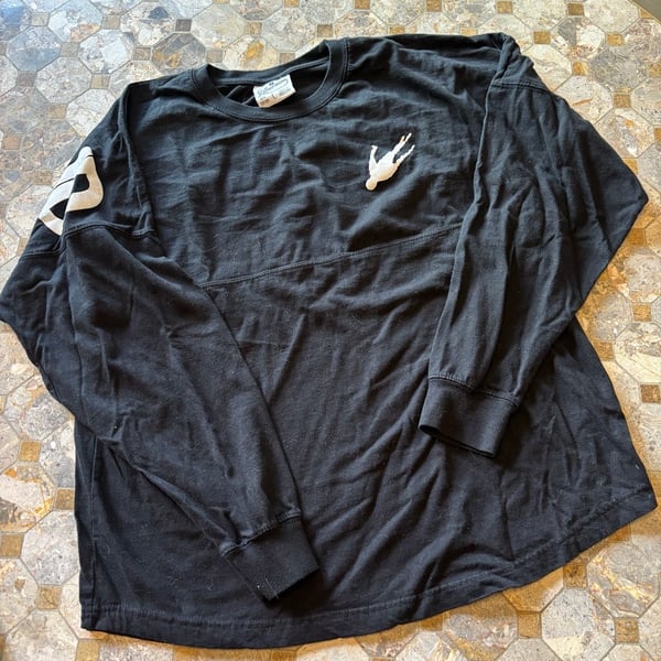 Third Eye Blind Falling Man Long Sleeve Shirt Size L Black Band Tee