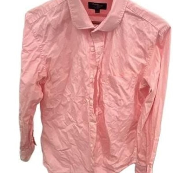J.Crew Thompson Shirtings Size M 15-15.5 Pink Gingham Shirt