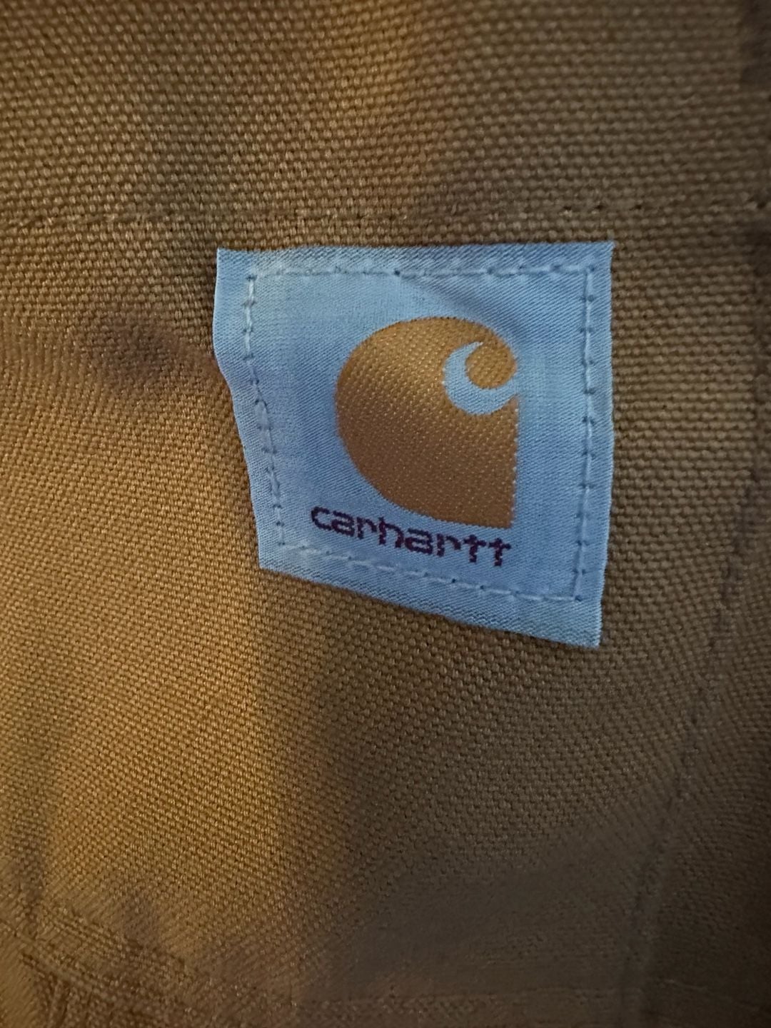 Carhartt Loose Fit Duck Insulated Bib Overalls Size 2XL Brown 5