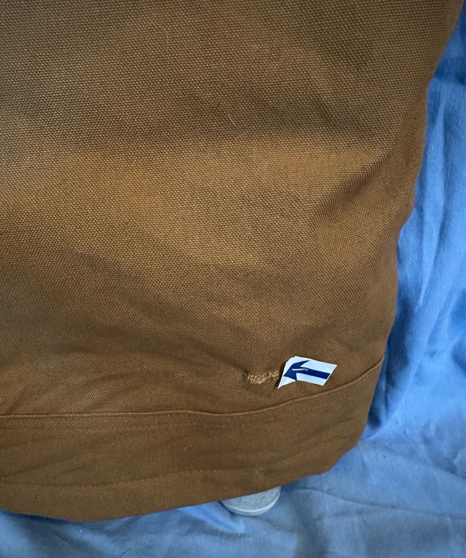Carhartt Loose Fit Duck Insulated Bib Overalls Size 2XL Brown 7