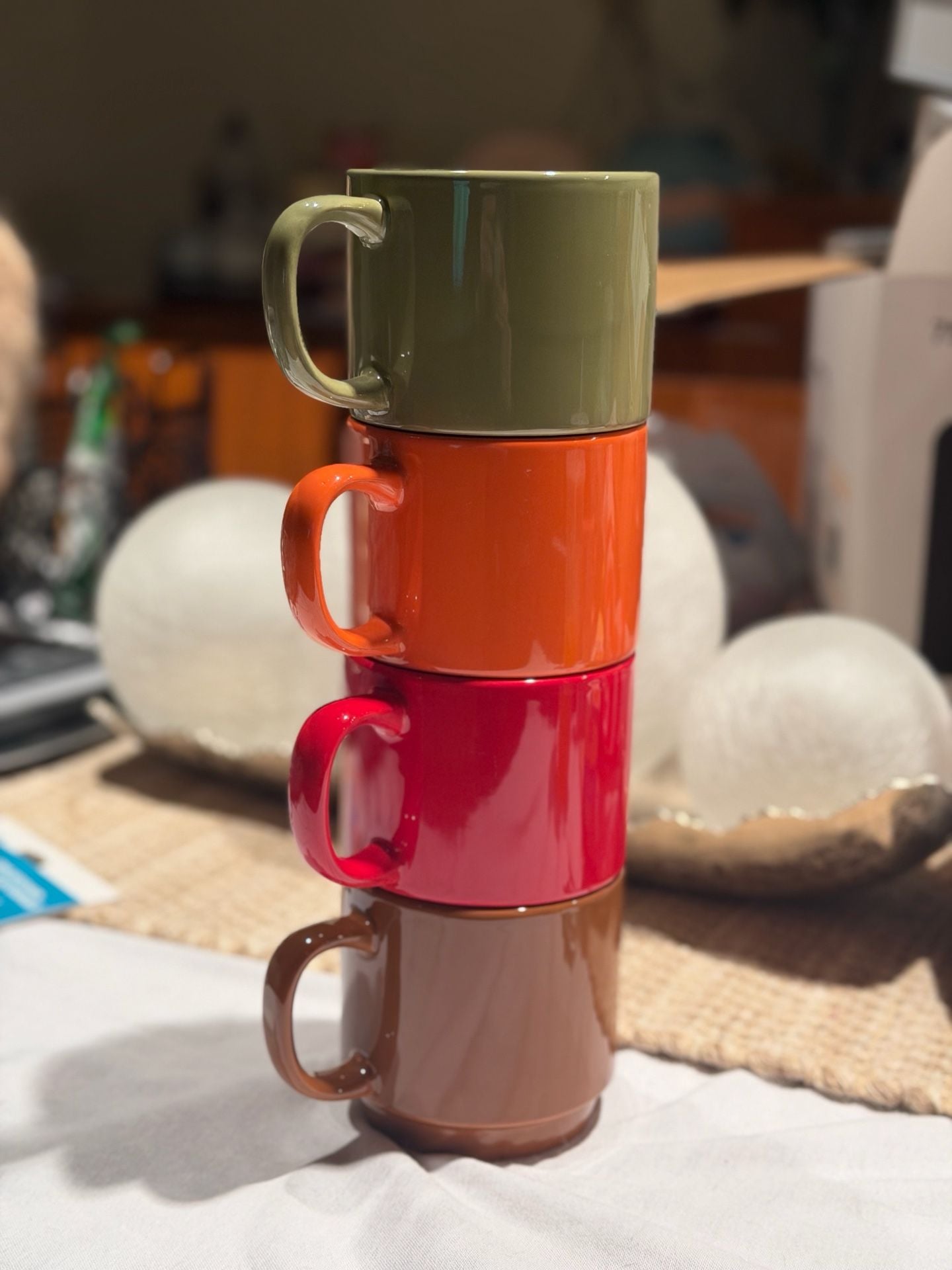 Stacking Fall Mug Set of 4 2