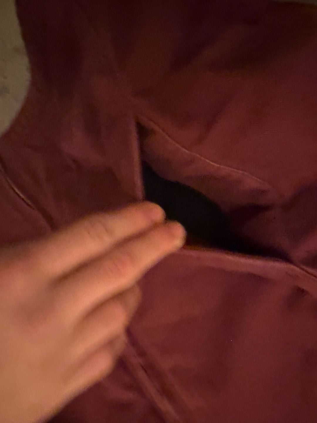 Ridgecut Hooded Canvas Work Jacket Size 3X Burgundy Sherpa Lined 9