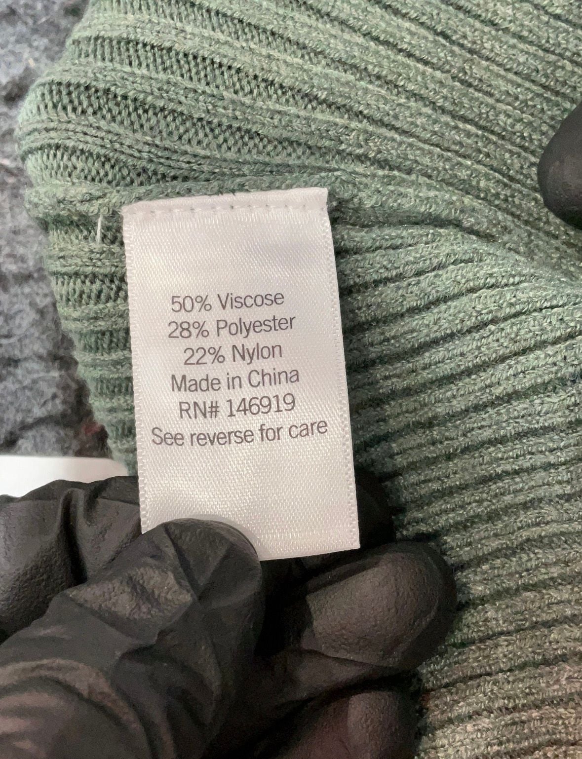 Nine West Sweater Dress Size XL Green Ribbed Long Sleeve Midi 6