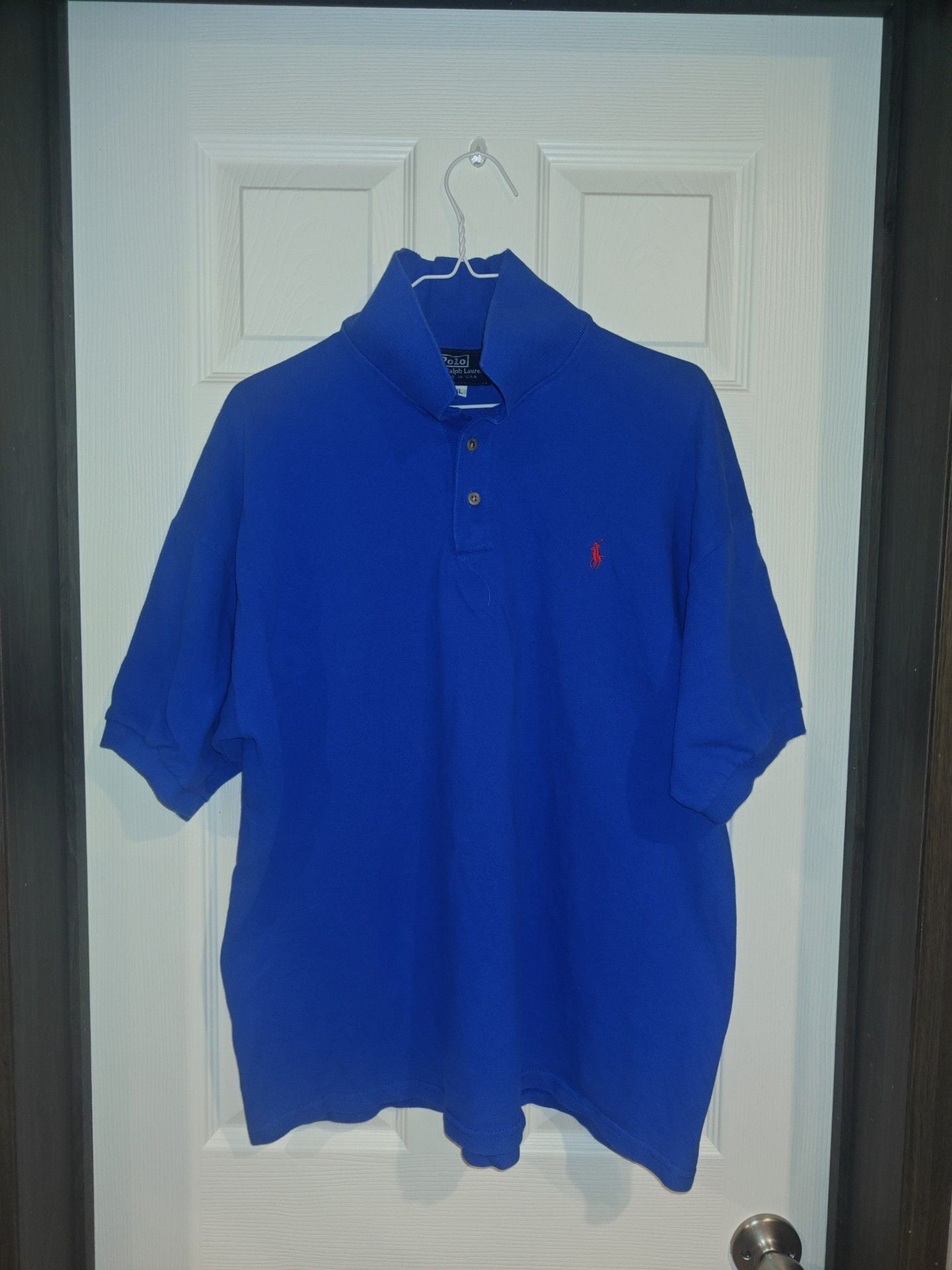Polo Ralph Lauren Blue Polo Shirt with Red 2