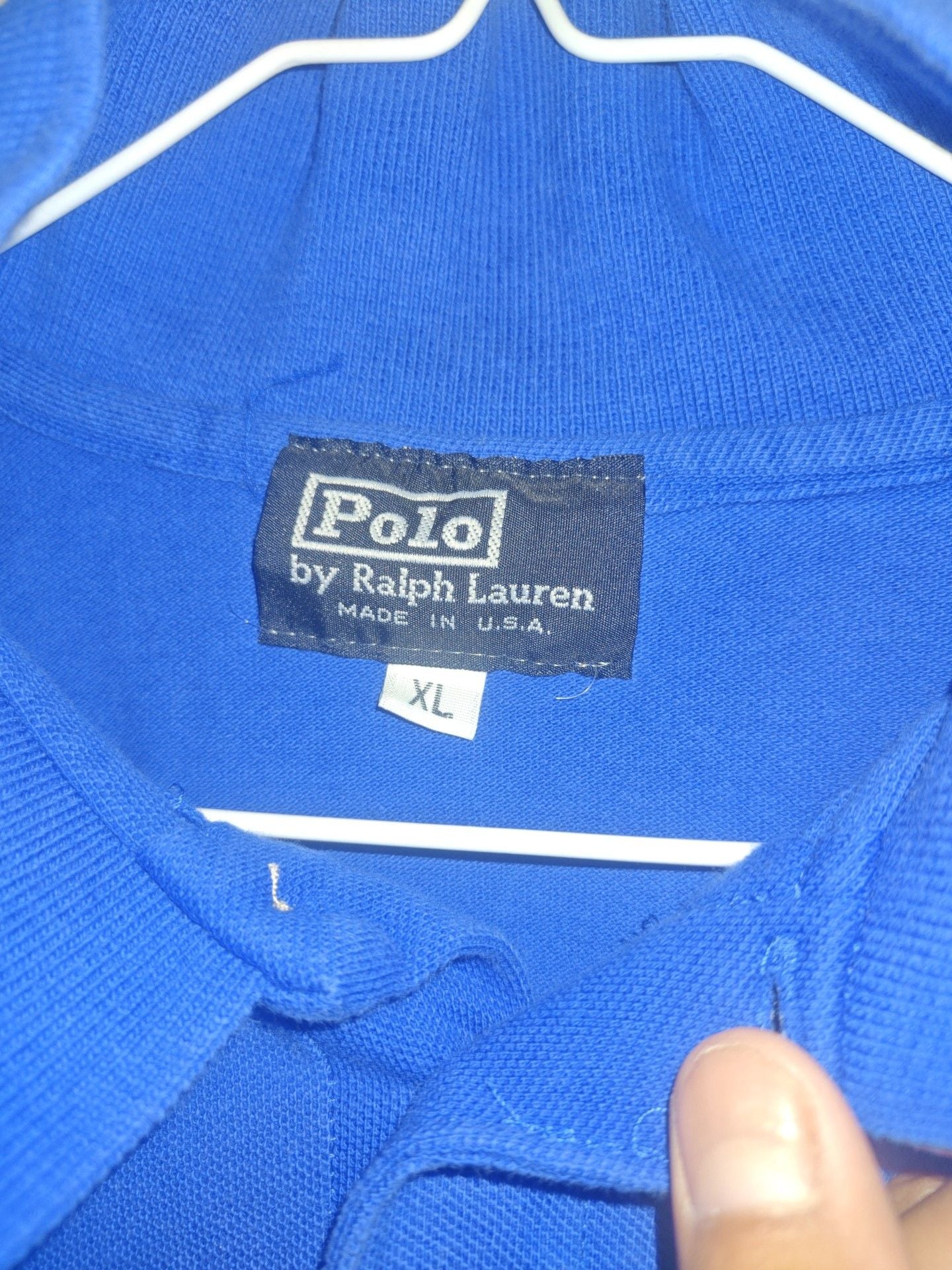 Polo Ralph Lauren Blue Polo Shirt with Red 4