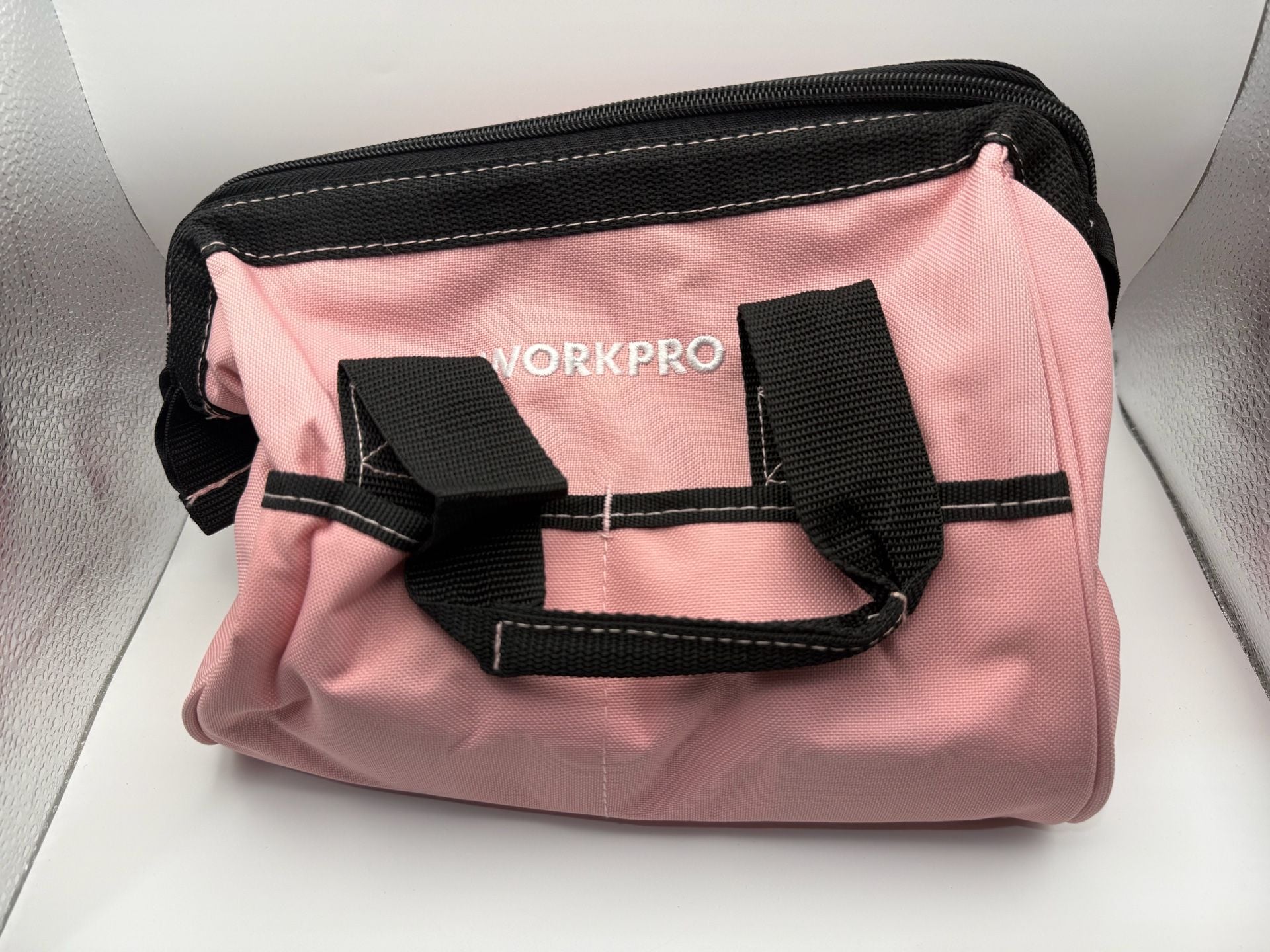 Workpro 20V Cordless Drill Driver Pink with Storage Bag 2
