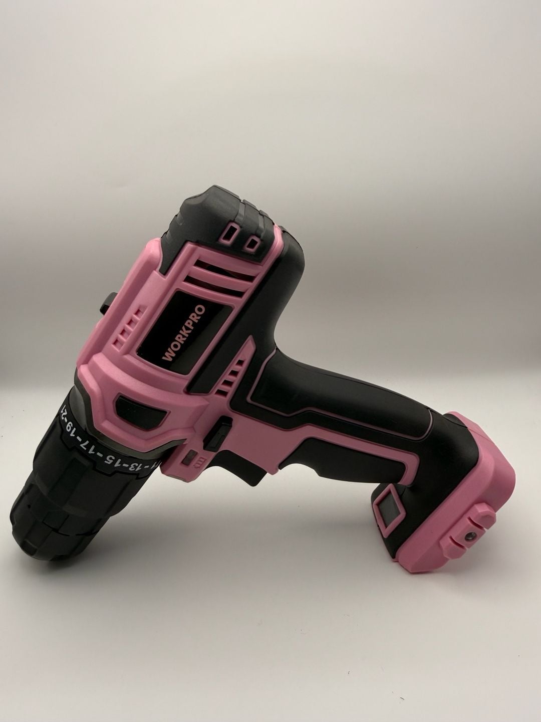 Workpro 20V Cordless Drill Driver Pink with Storage Bag 3