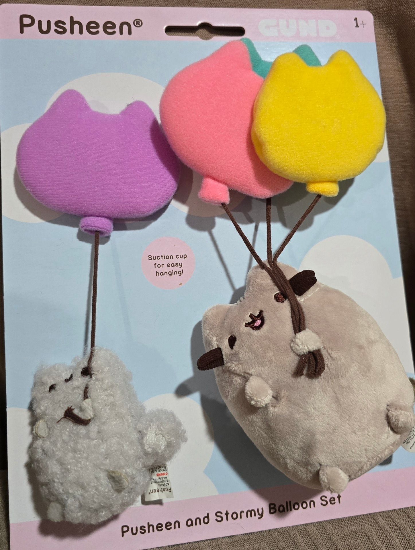 Gund Pusheen and Stormy Balloon Set Plush Toy 1