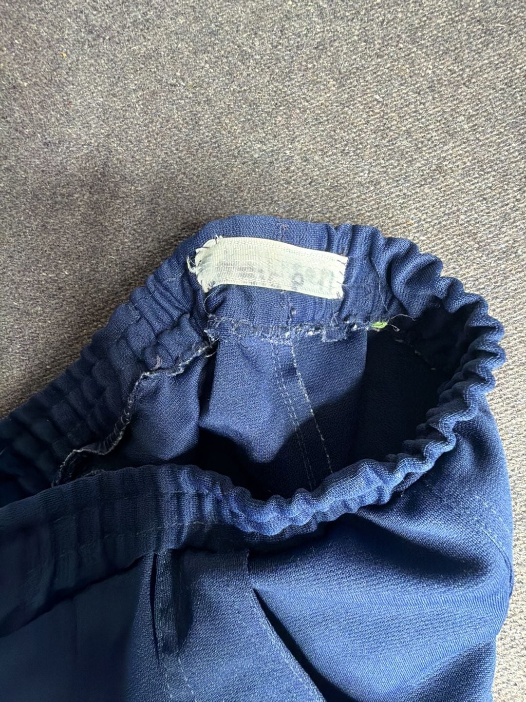 Vintage Navy Blue Pocket Shorts 6