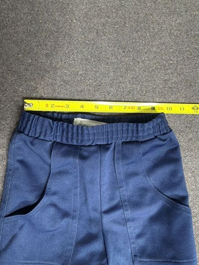 Vintage Navy Blue Pocket Shorts 4