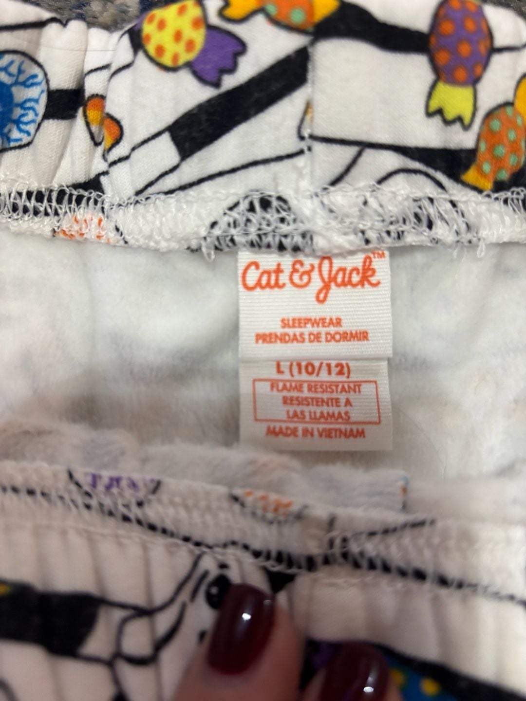 ๐ Cat & Jack Halloween Sleepwear Pants Size L (10/12) 5