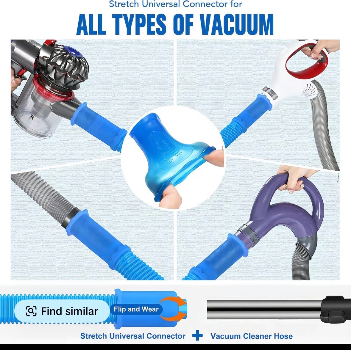 Sealegend Dryer Vent Cleaner Kit Vacuum Hose Attachment 2