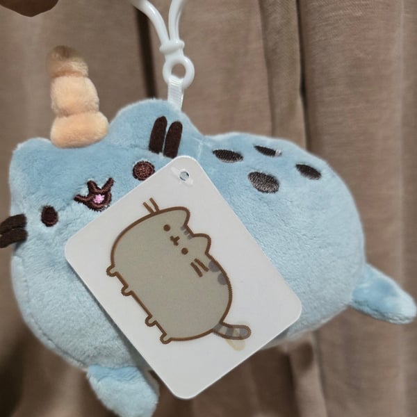 Pusheen Pusheenimal Narwhal 5-Inch Plush Backpack Clip - .com,