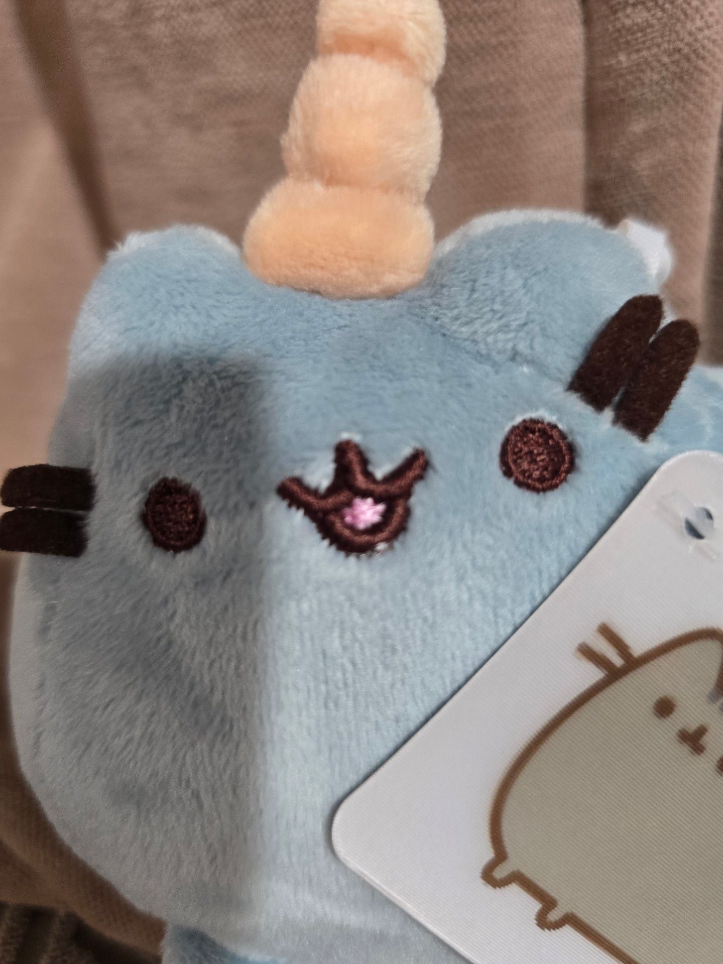 Pusheen Pusheenimal Narwhal 5-Inch Plush Backpack Clip - .com, 3