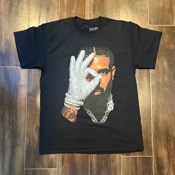Headgear Classics  Graphic T-Shirt Size Large Black Drake Graphic