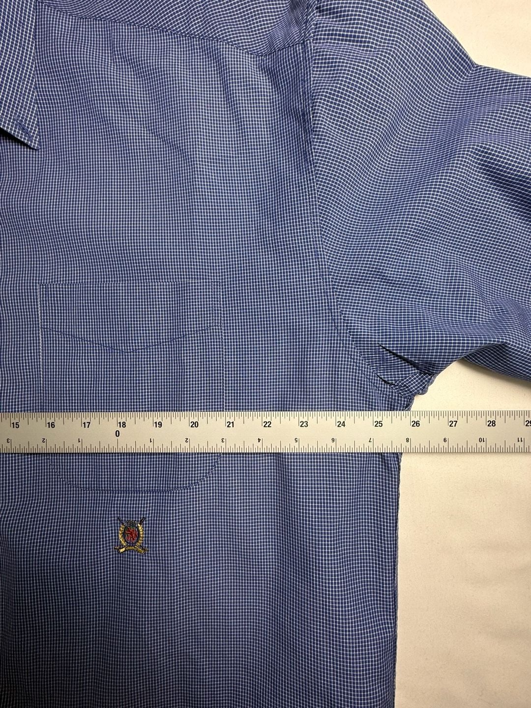 Vintage Tommy Hilfiger Golf Long Sleeve Button Down Shirt Size XL Blue 5