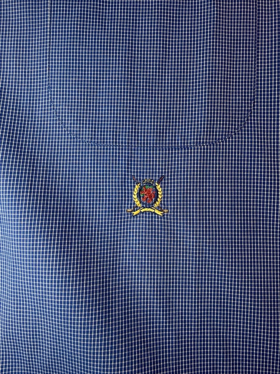 Vintage Tommy Hilfiger Golf Long Sleeve Button Down Shirt Size XL Blue 7