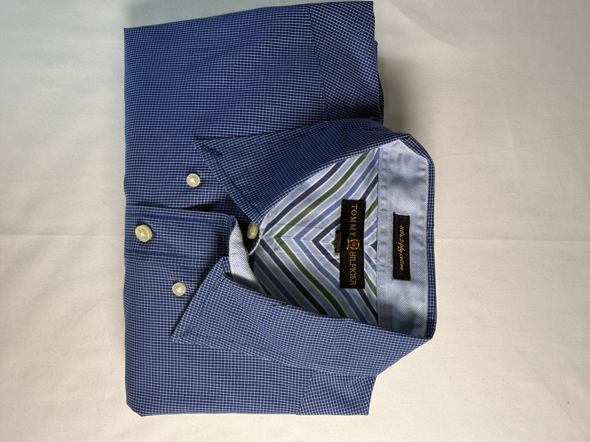 Vintage Tommy Hilfiger Golf Long Sleeve Button Down Shirt Size XL Blue 8