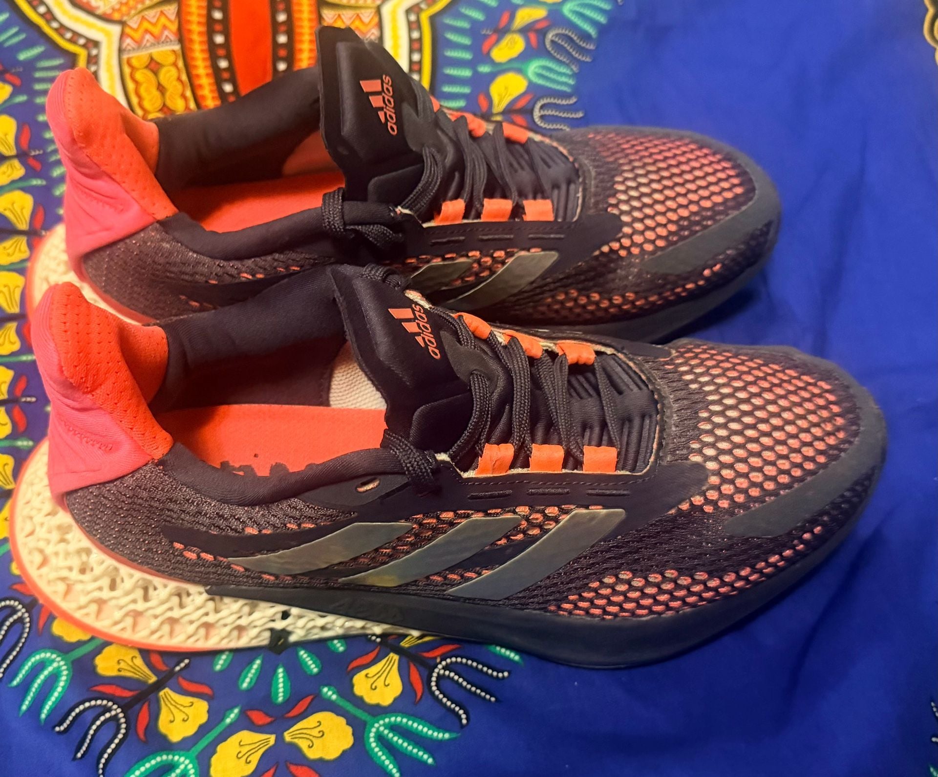 Adidas 4DFWD Pulse Shadow Navy Turbo Running Shoes 7