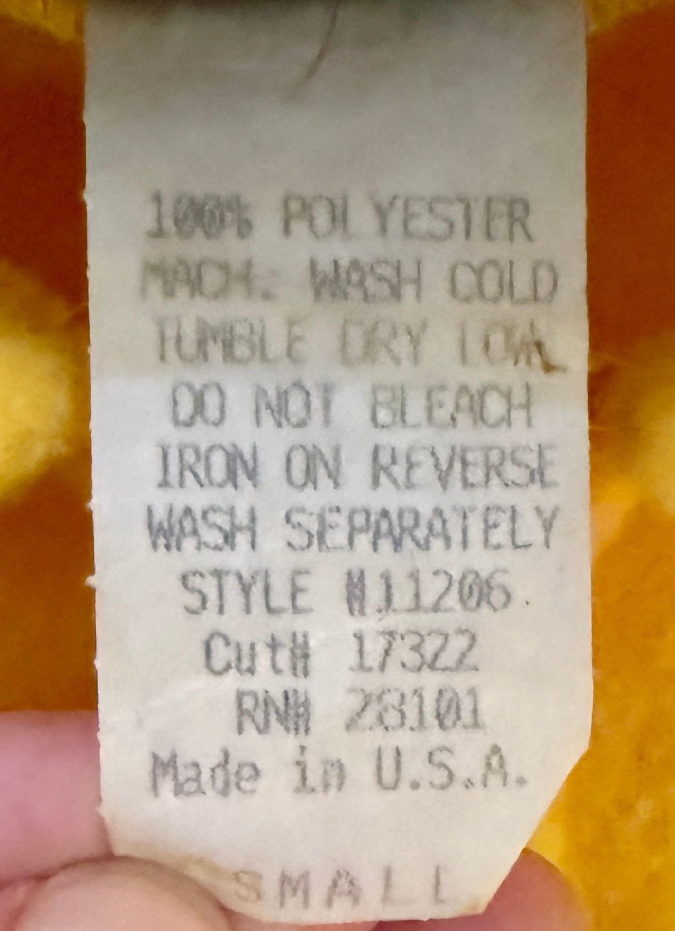 Vintage R4R Rave 4 Real Jacket Womens S Yellow Cropped Fuzzy Zip Made USA 90s 7