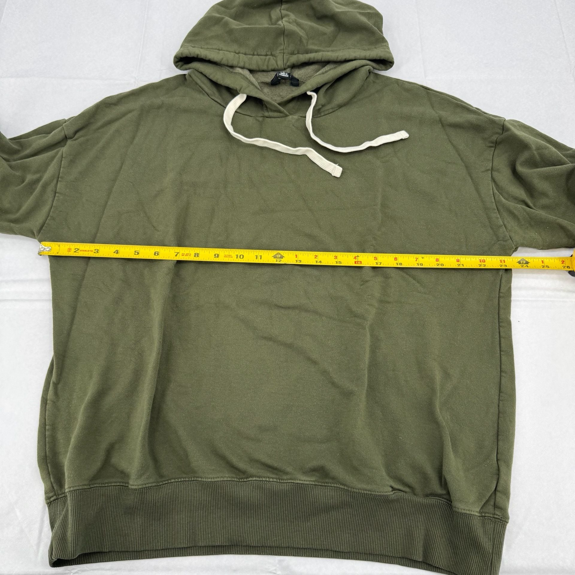 Buffalo David Bitton Hoodie Size L Green 4