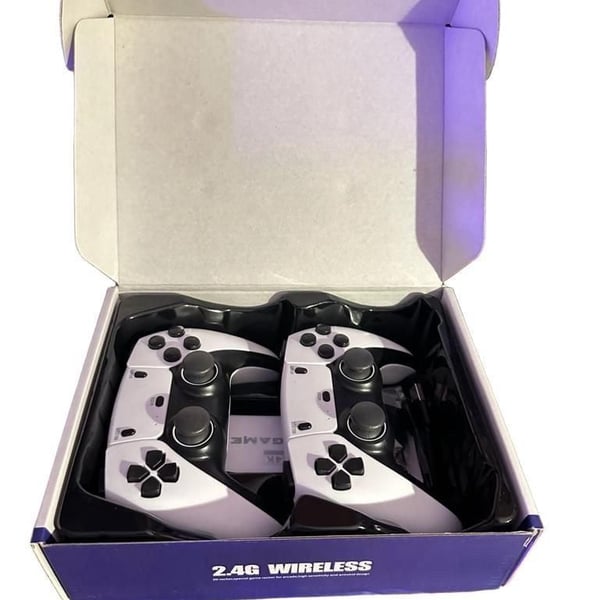 M15 2.4G Wireless Retro Game Console with Dual Wireless Controllers