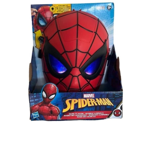 Spider-Man Glow FX Mask Role Play Toy - Best Kids Halloween costume 