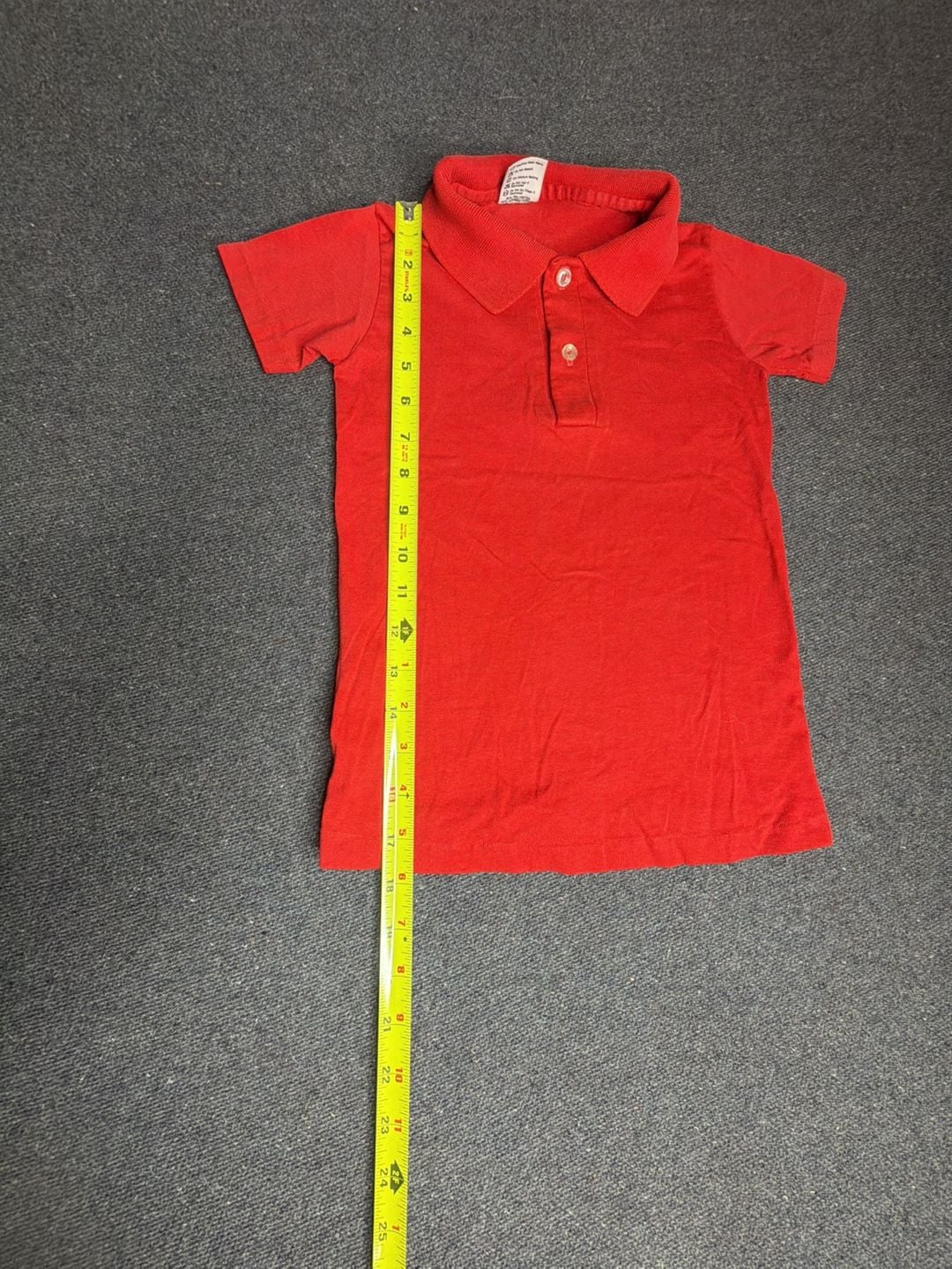 Casual Knits by Stedman Polo Shirt Size Small (6-8) Red 4