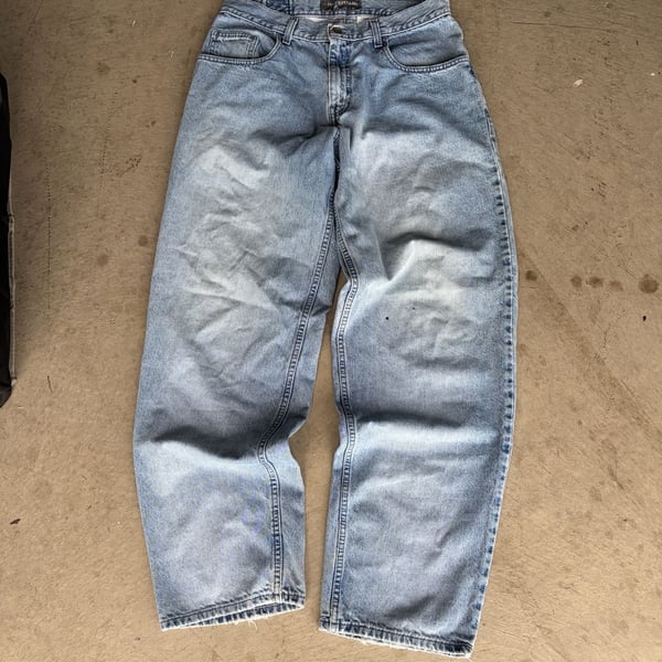 Levi's Silvertab Baggy Fit Jeans Size 32x34 Light Wash Denim