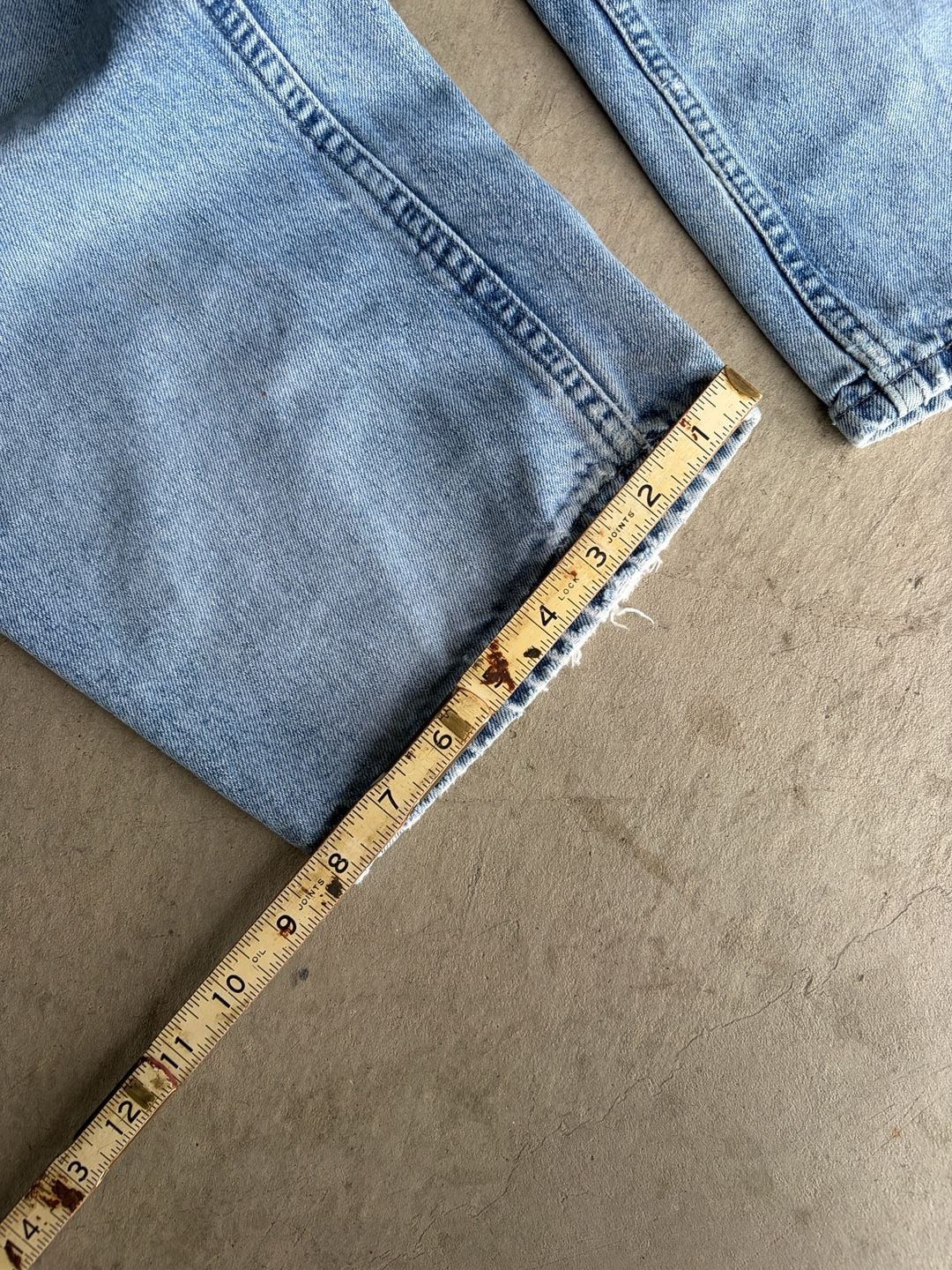 Levi's Silvertab Baggy Fit Jeans Size 32x34 Light Wash Denim 8