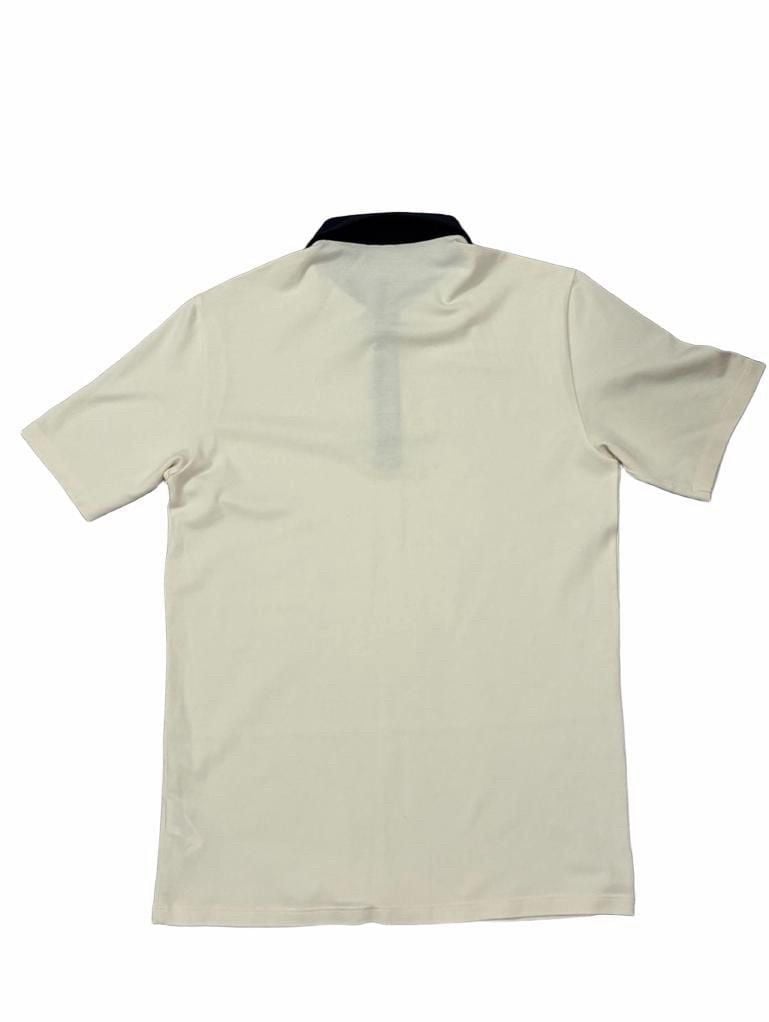 Theory Tech Polo Function Pique Size S White Navy 3