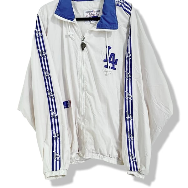 Pro Player Los Angeles Dodgers Size XXL Vintage Windbreaker Jacket