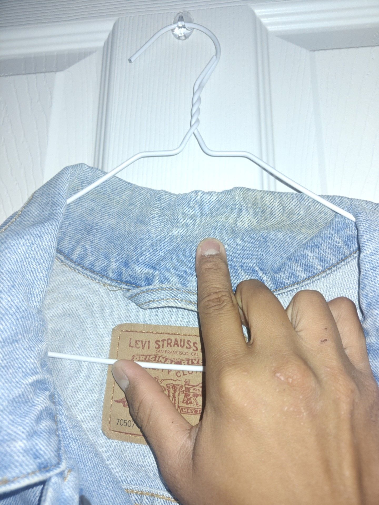 Levi's 70507-0334 Denim Jacket XX-Large Light Wash 3
