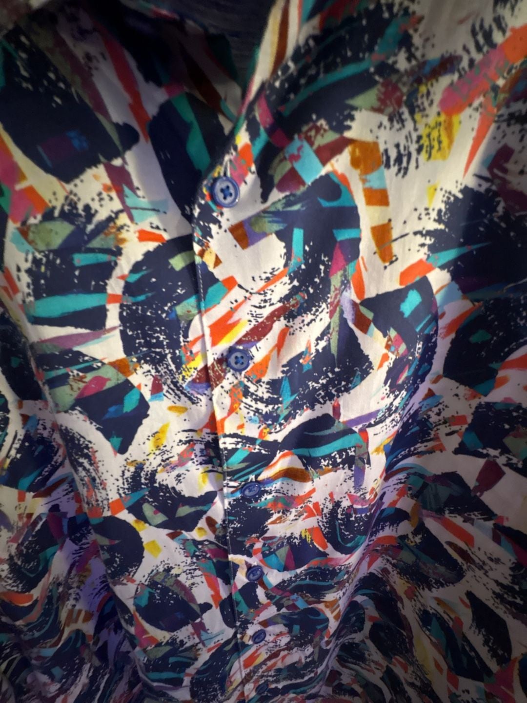 Robert Graham Walsh Shirt 1XL Multi Abstract Print NWT $200+ 6