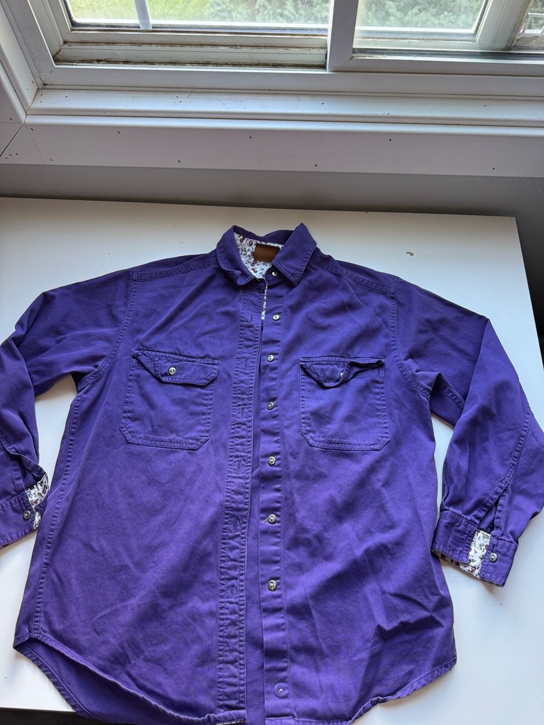 High Sierra Size S Purple Button-Down Shirt 2