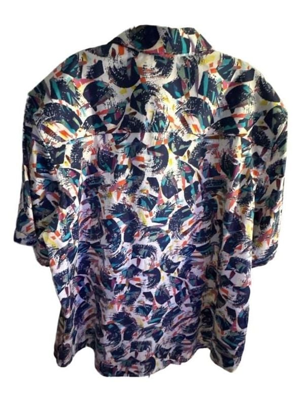 Robert Graham Walsh Shirt 1XL Multi Abstract Print NWT $200+ 8