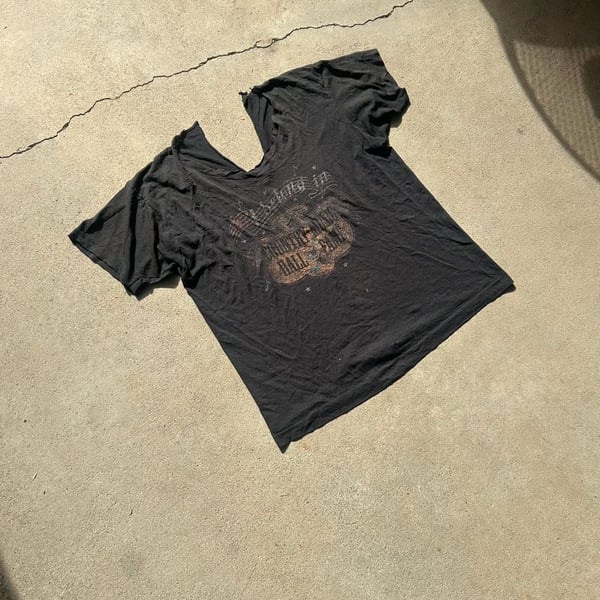 80s single stitch Country Music Hall Of Fame Graphic T-Shirt Vintage Distressed