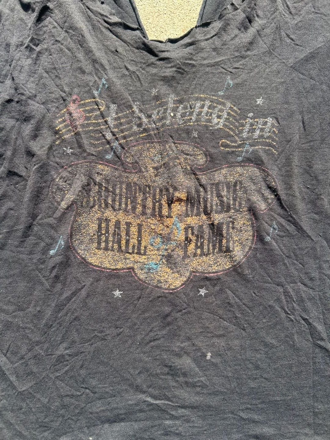 80s single stitch Country Music Hall Of Fame Graphic T-Shirt Vintage Distressed 4