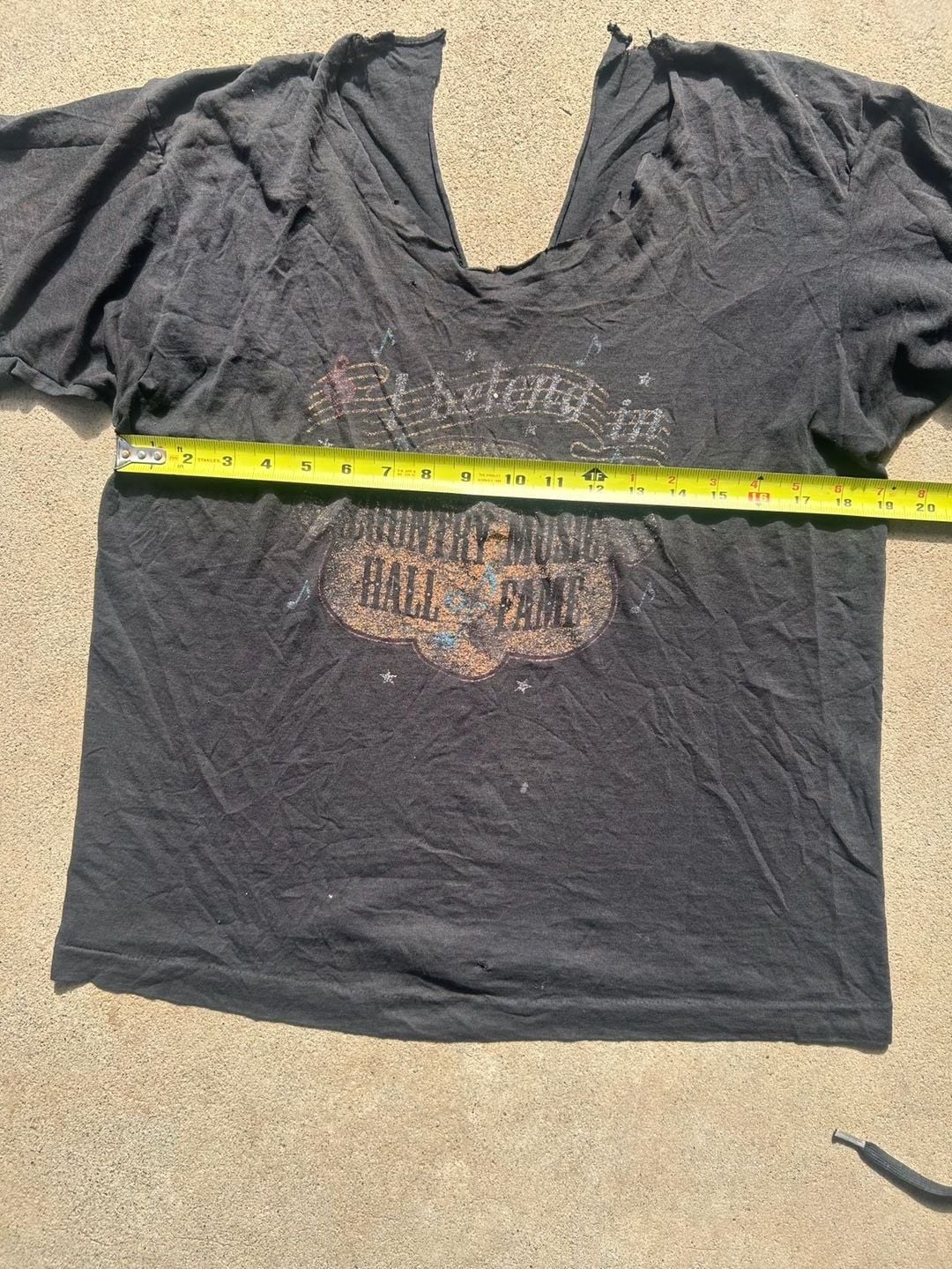 80s single stitch Country Music Hall Of Fame Graphic T-Shirt Vintage Distressed 7