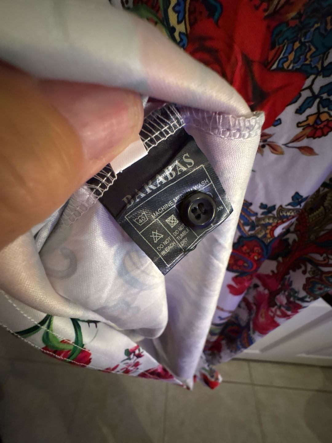 Barabas Polo Shirt Size 4XL Multi Floral Paisley NWOT 7